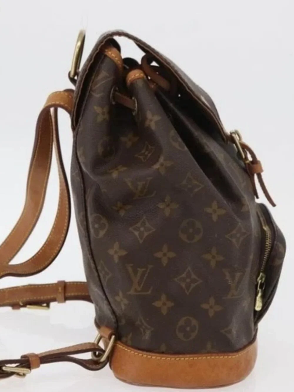 LOUIS VUITTON Monogram Montsouris MM Backpack M51136 LV Auth ka4016A